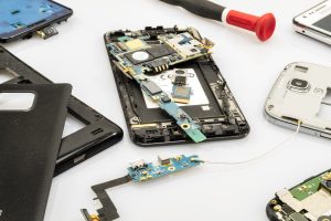 Smartphone prepared for professional repair